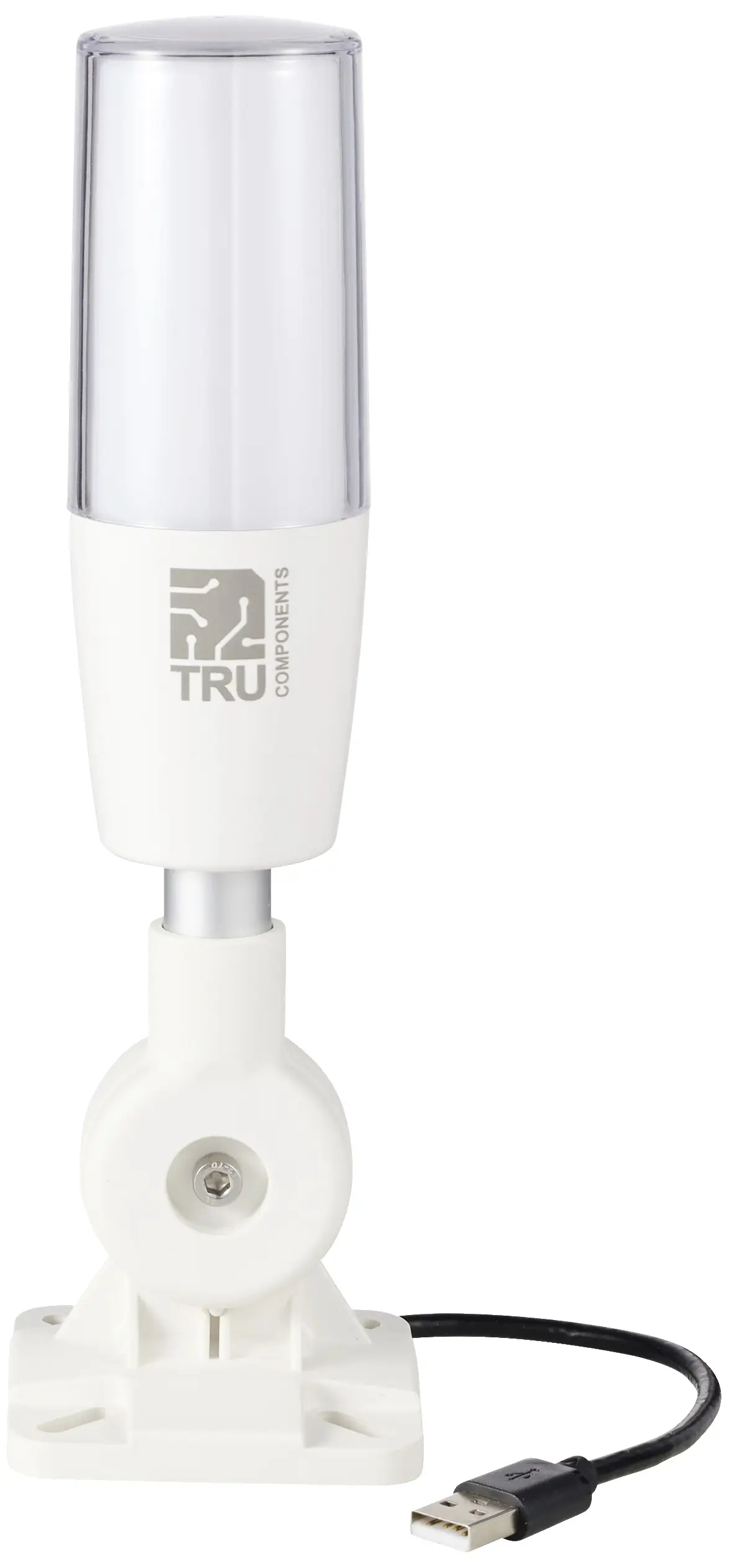 TRU COMPONENTS TC-ONN-M4T-USB Сигнальная вышка со светодиодной сиреной красный, желтый, зеленый, синий, белый, голубой, малиновый