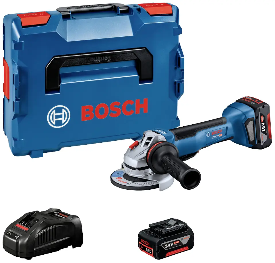 Акумуляторна кутова шліфувальна машина Bosch Professional GWS 18V-10 P 06019J4101