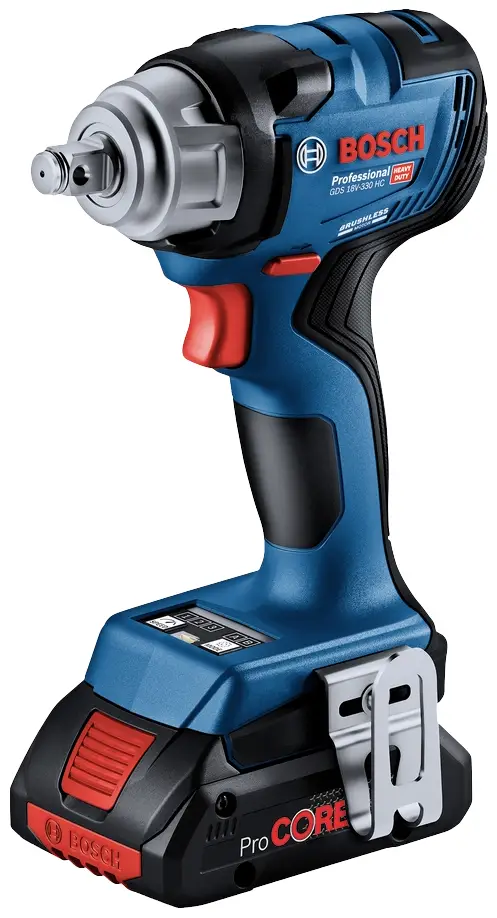Аккумуляторный ударный гайковерт Bosch Professional GDS 18V-330 HC solo 06019L5000 18 В без аккумулятора