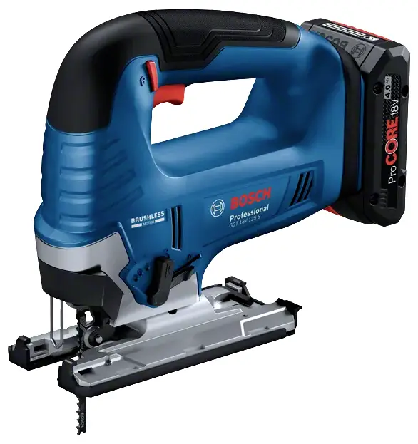 Аккумуляторный электролобзик Bosch Professional GST 18V-125 B solo 06015B3000 без аккумулятора, без зарядного устройства, с кейсом