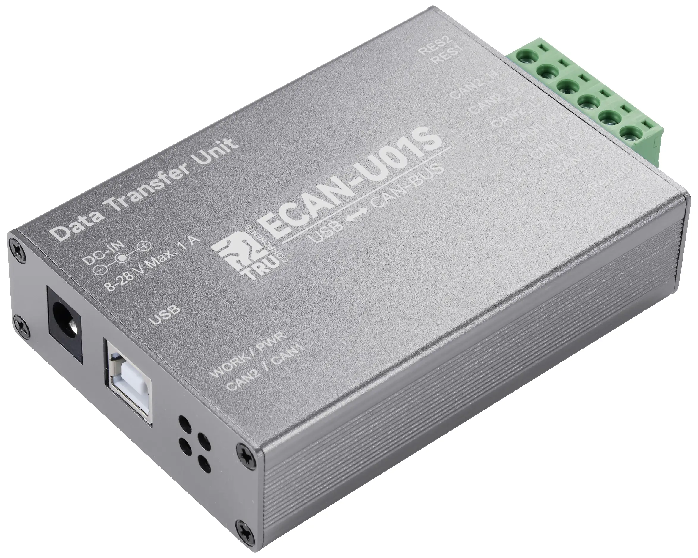 Перетворювач TRU COMPONENTS TC-ECAN-U01S CAN USB, шина CAN 8 В/DC, 28 В/DC 1 шт.
