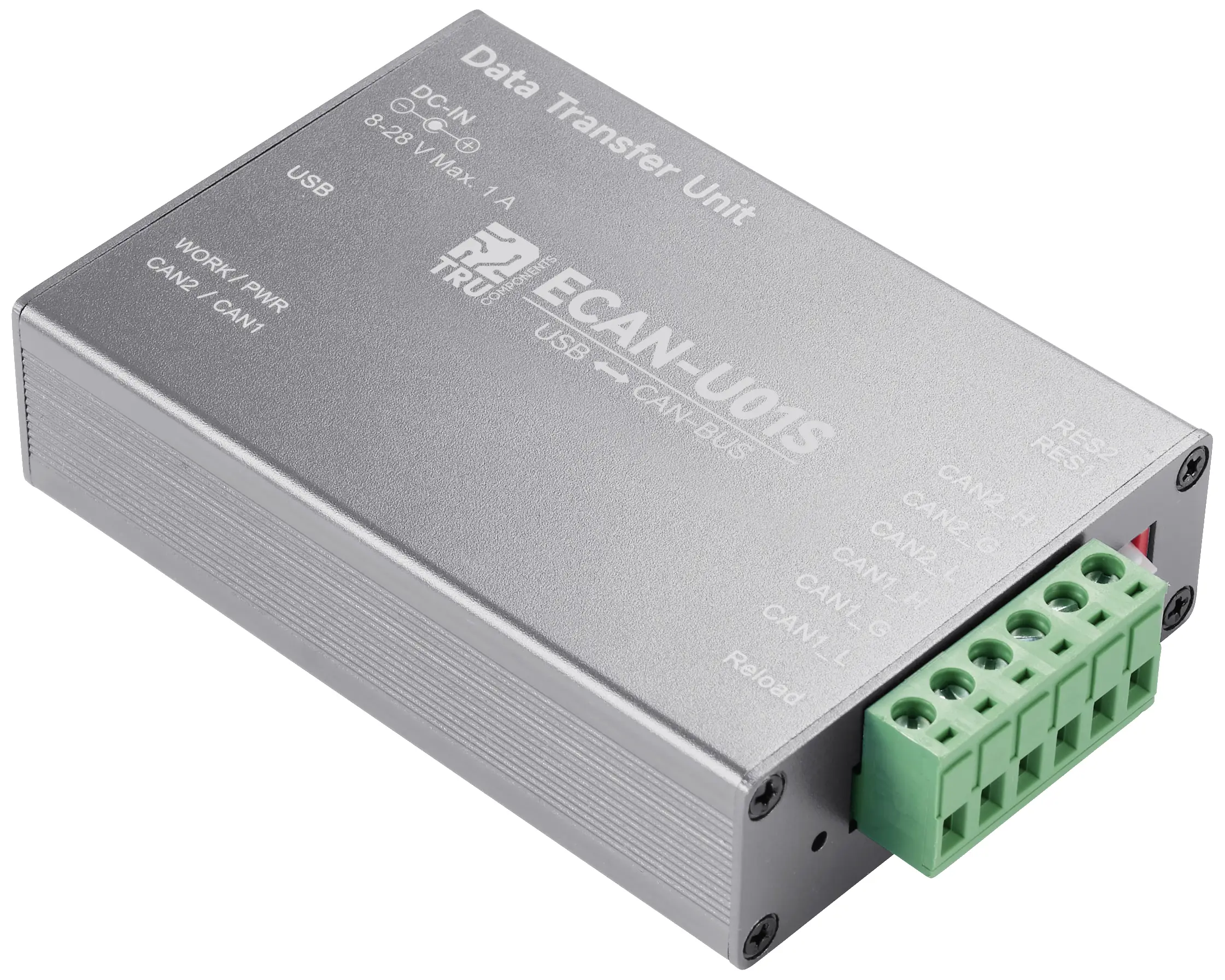 Перетворювач TRU COMPONENTS TC-ECAN-U01S CAN USB, шина CAN 8 В/DC, 28 В/DC 1 шт.