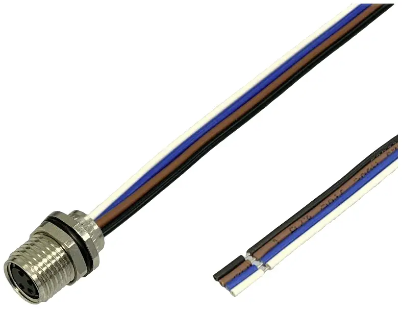 BKL Electronic 2701011 Монтажное гнездо для датчика/исполнительного механизма M8 0,2 м. Количество контактов: 4,5. 1 шт.