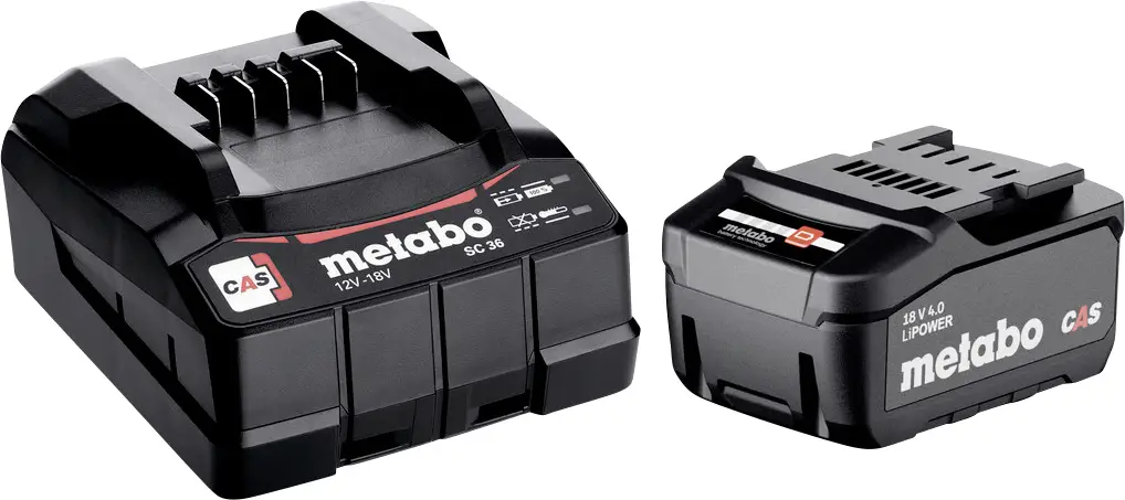 Metabo 685192000 Зарядное устройство и аккумулятор для электроинструментов 18 В 4 Ач, литиевый