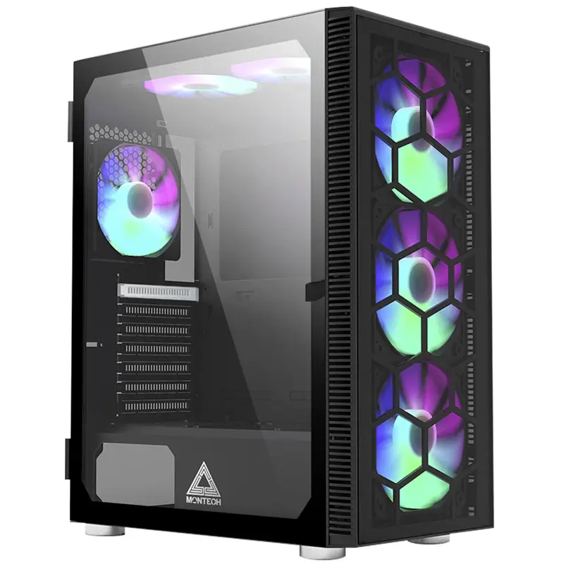 Игровой корпус MONTECH X3 Glass Midi Tower черный