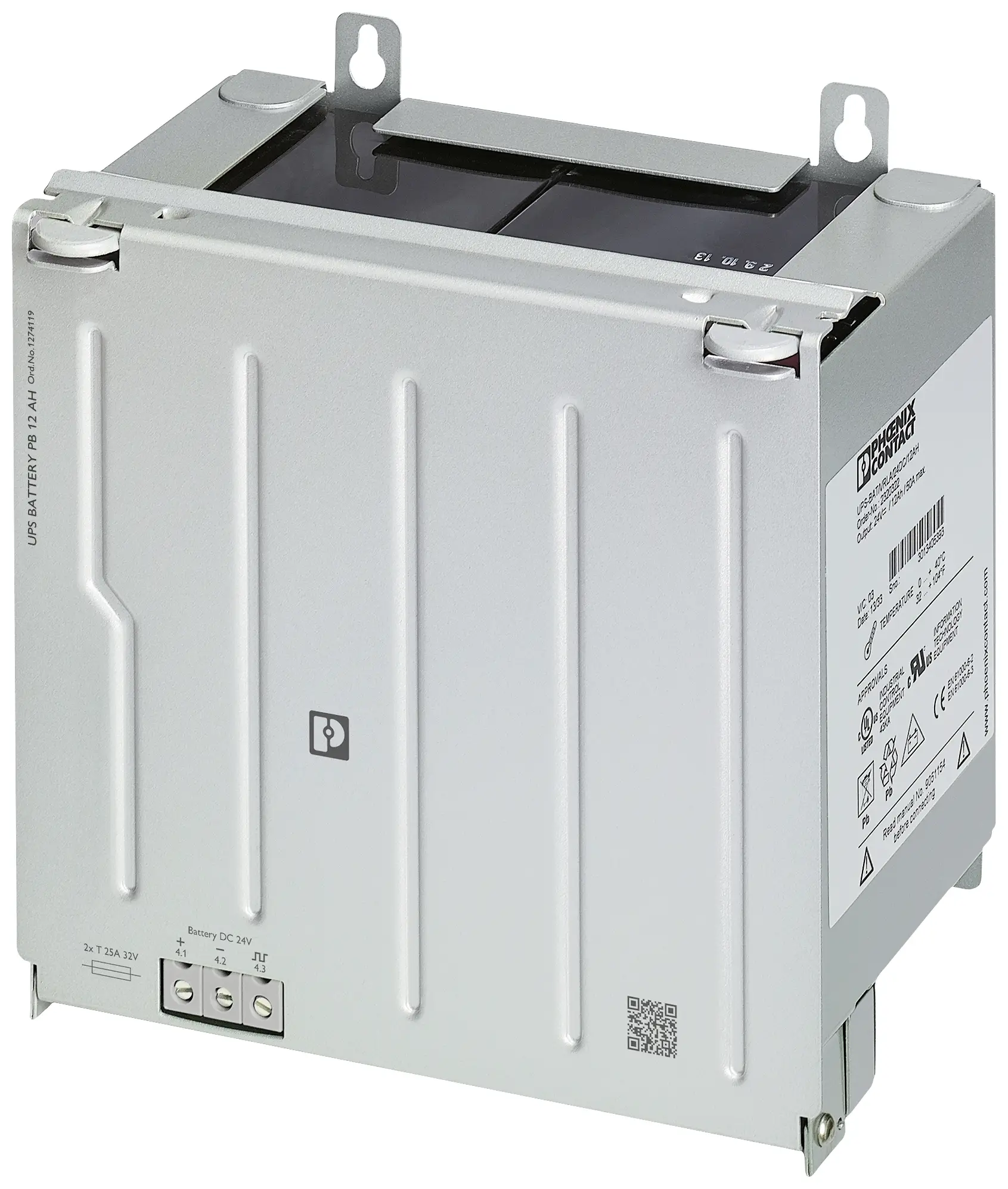 Источник бесперебойного питания Phoenix Contact UPS-BAT/PB/24DC/12AH 1274119 (накопитель энергии)