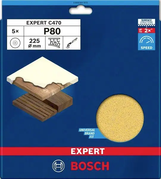 Наждачная бумага для гипсокартона Bosch Accessories 2608901672 5 шт.