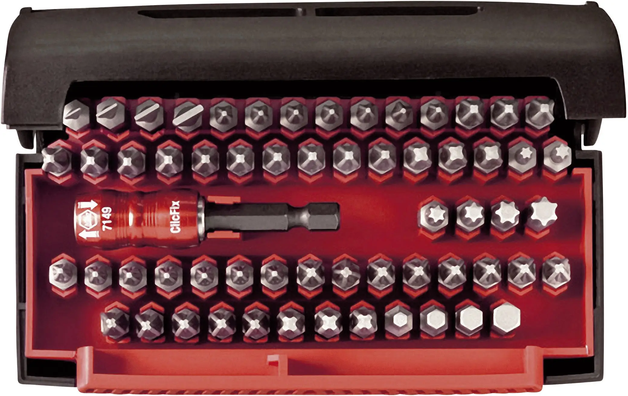 Набор бит Wiha Bits 07943 07943, 1 шт. Шлицевые, крестообразные, Pozidriv, шестигранные, TORX.