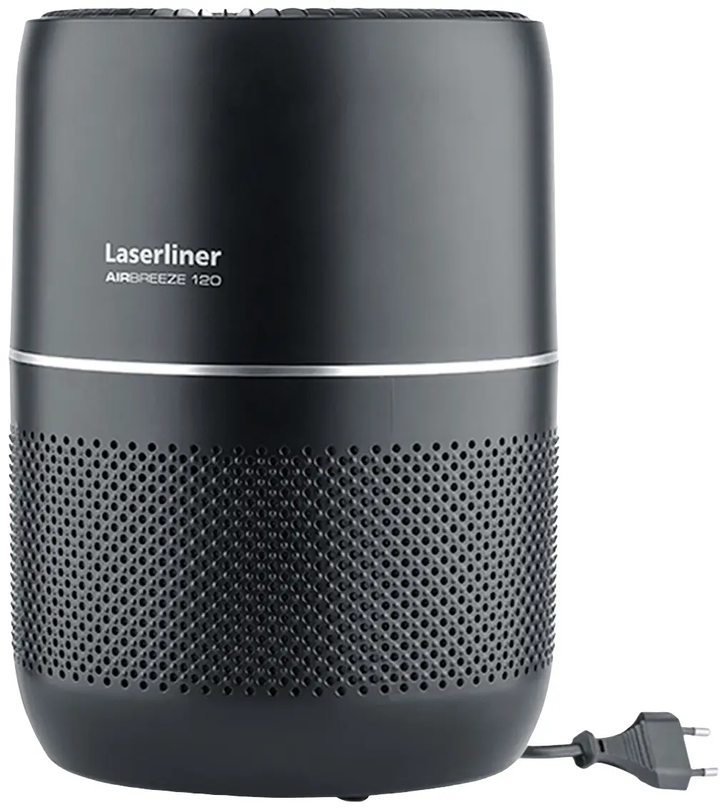 Очисник повітря Laserliner 085.120A AirBreeze 120 30 м² Чорний