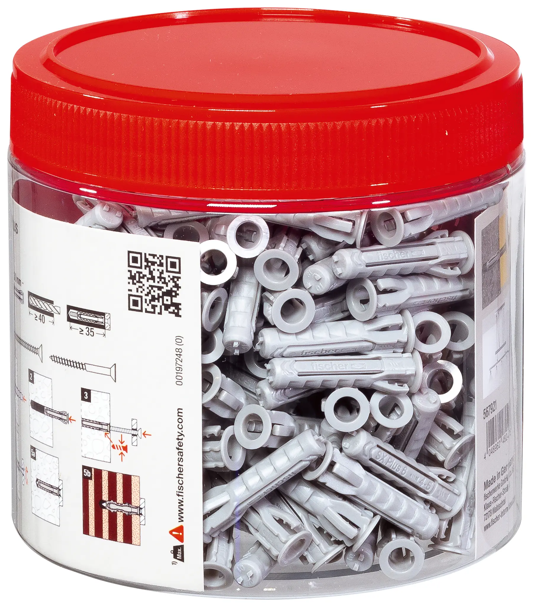 Заглушки Fischer 567921 SX Plus 30 мм 6 мм, 200 шт.