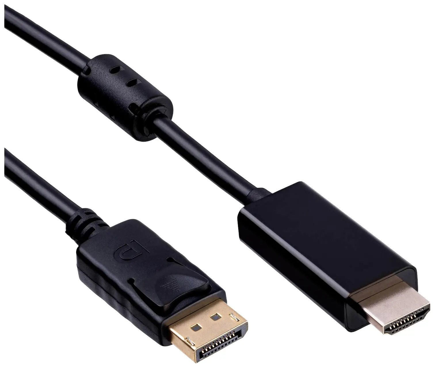HDMI-кабель HDMI 2.0 Akyga AK-AV-05, DisplayPort — HDMI-A, 1,8 м