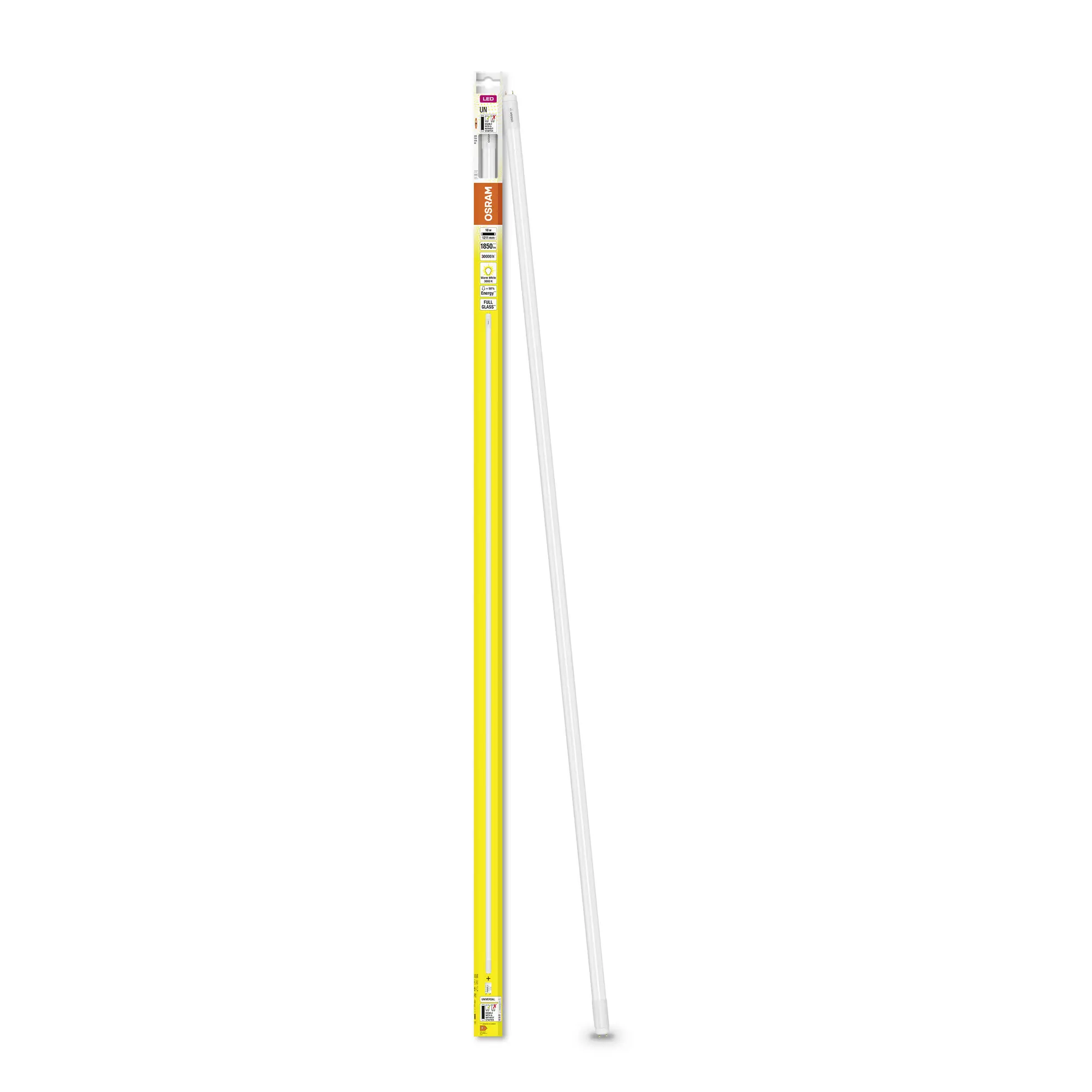 Светодиодная трубка OSRAM HOMELIGHTING 4099854033148 G13 18 Вт = 36 Вт, теплый белый свет, 1850 лм