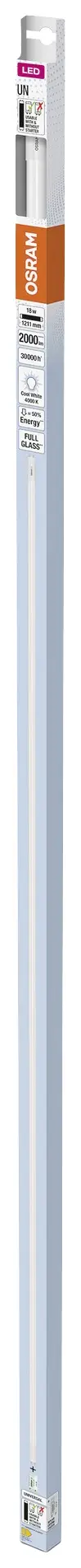Светодиодная трубка OSRAM HOMELIGHTING 4099854033162 G13 18 Вт = 36 Вт, белый свет, 2000 лм
