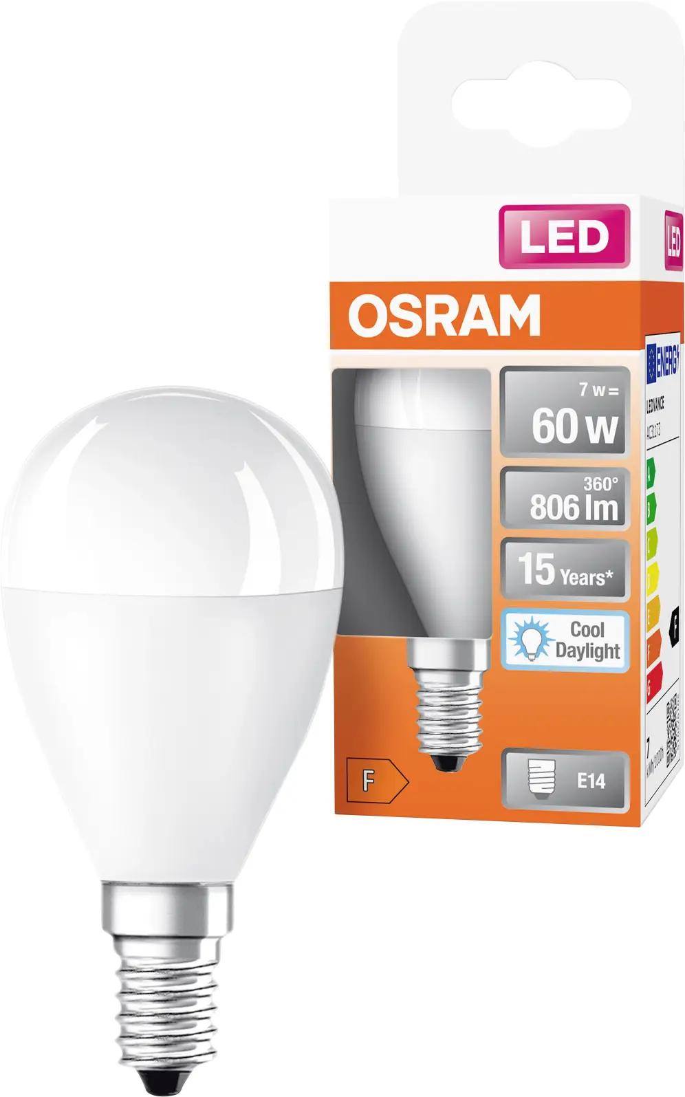 Світлодіодна лампа OSRAM HOMELIGHTING 4099854023125 E14 7 Вт = 60 Вт холодний білий 1 шт.