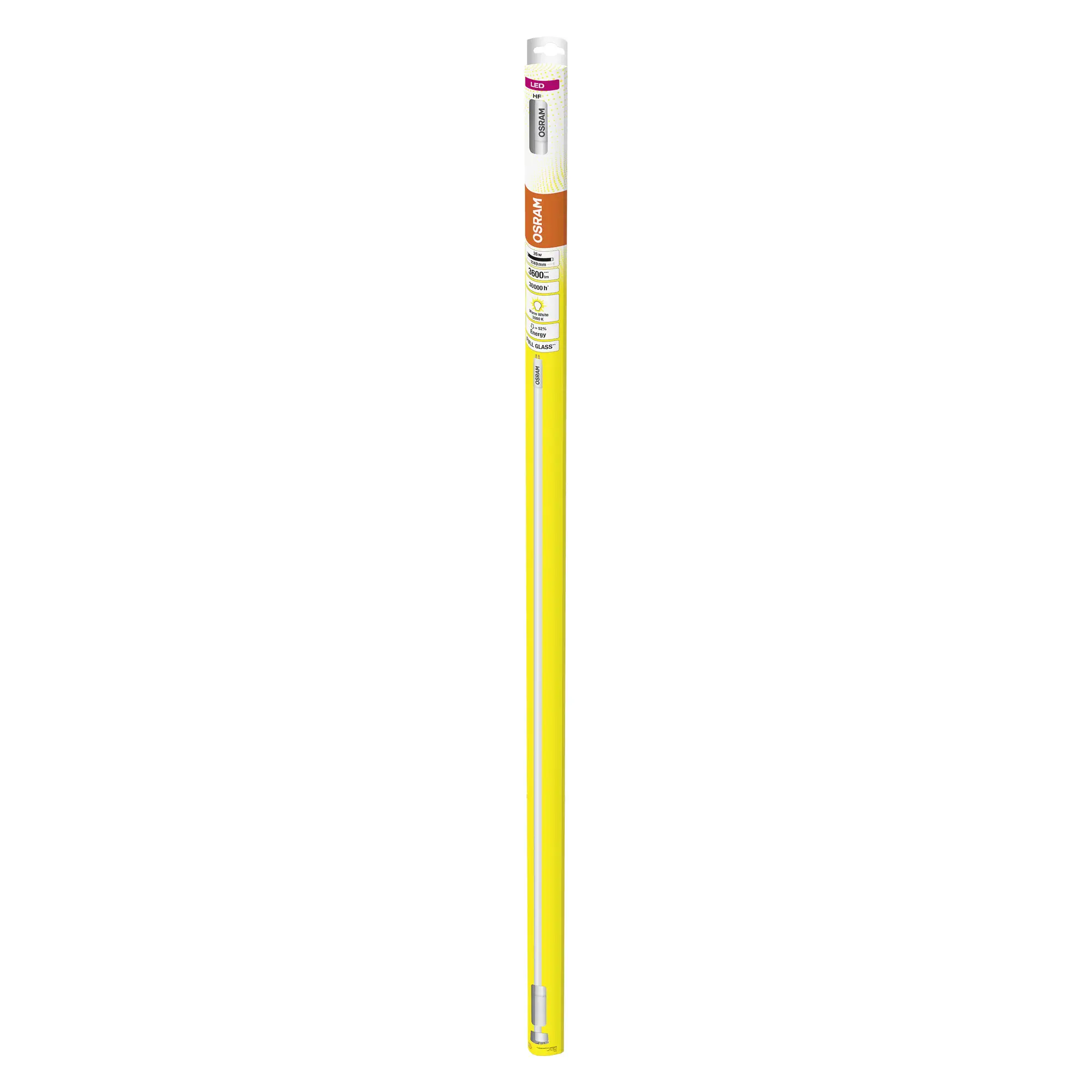 Світлодіодна трубка OSRAM HOMELIGHTING 4058075823778 G5 26 Вт = 54 Вт теплий білий