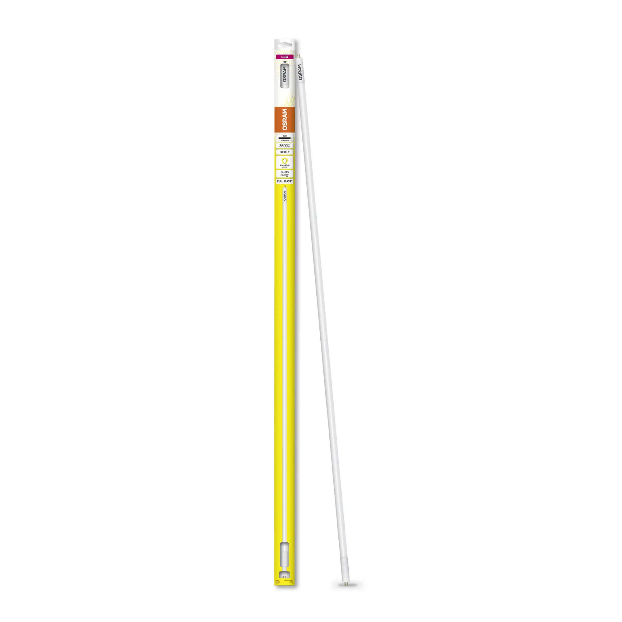 Світлодіодна трубка OSRAM HOMELIGHTING 4058075823778 G5 26 Вт = 54 Вт теплий білий