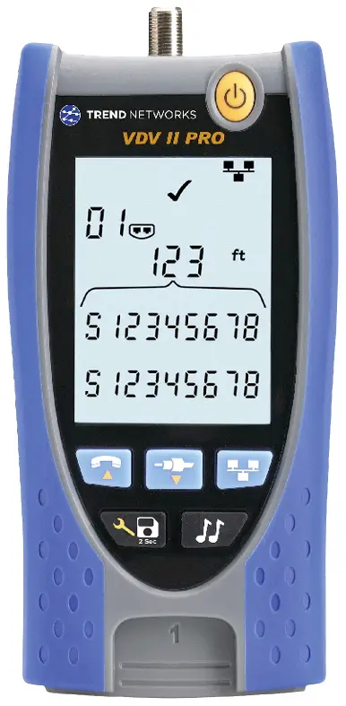 R158005 Тестер кабелей Trend Networks VDV II Pro BT для сетей