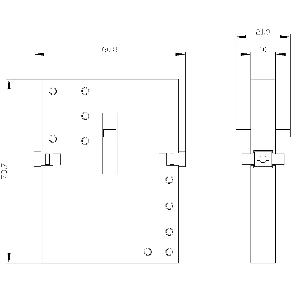 Роз'єм Siemens 3RA2934-2B. Підходить для реле марки: Siemens, 1 шт.