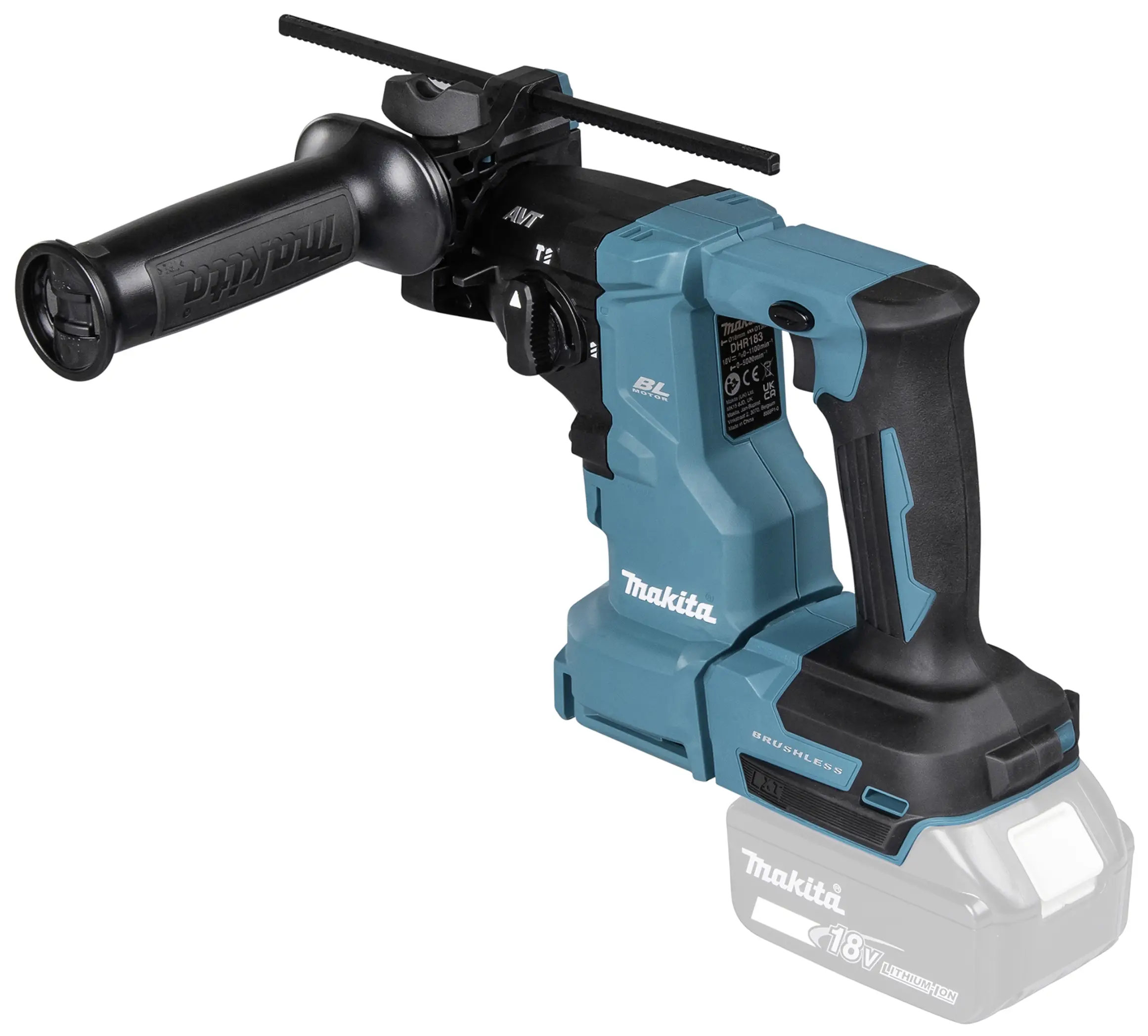 Акумуляторний багатофункціональний перфоратор Makita DHR183Z DHR183Z, 1 шт.