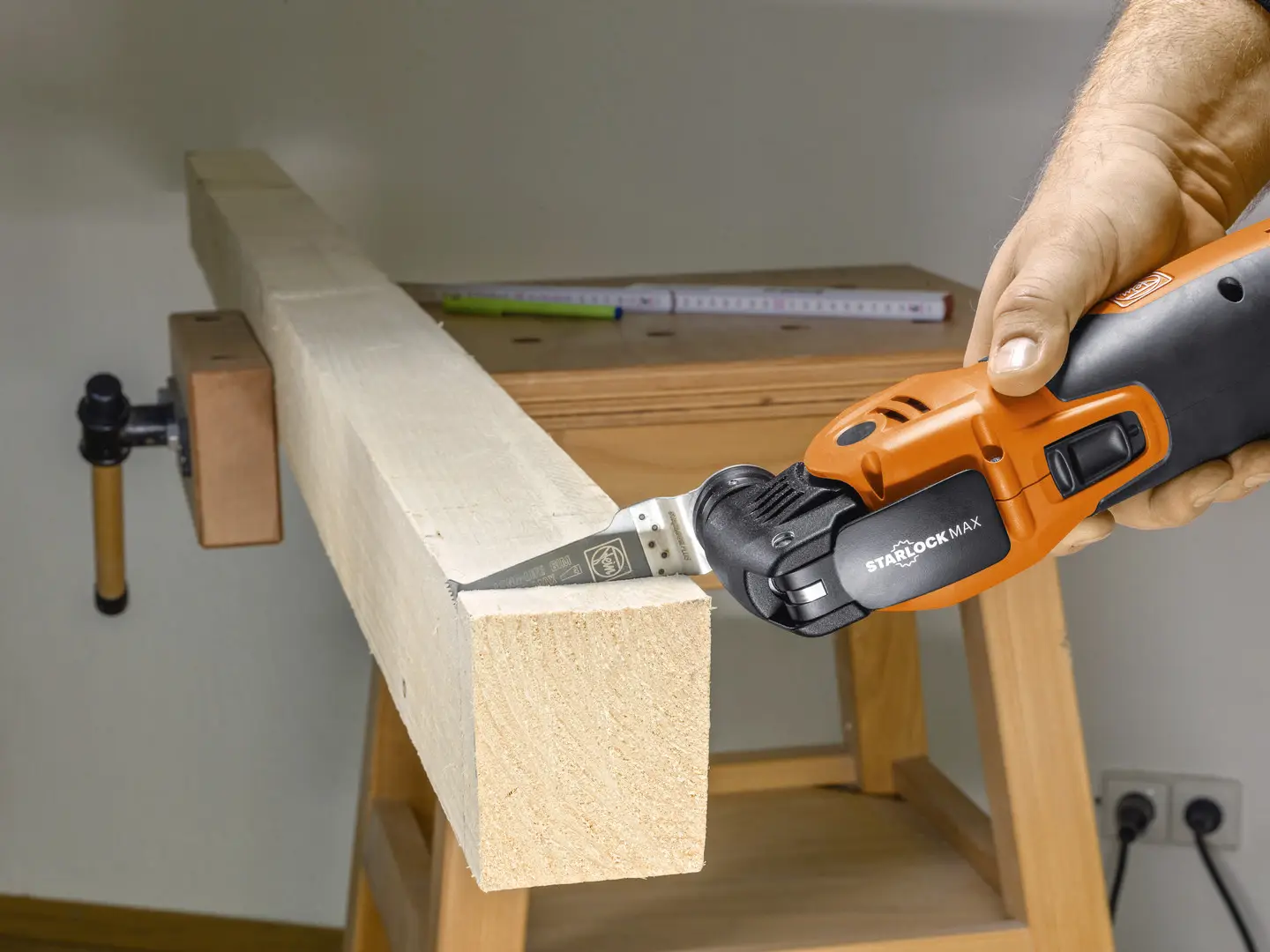 Многофункциональный инструмент Fein Multimaster MM 700 Max Top 72296864000, в кейсе 61 предмет, 450 Вт