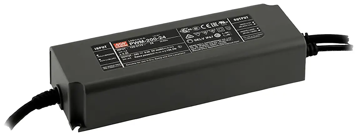 Светодиодный трансформатор MEAN WELL PWM-200-12DA2, постоянный ток 180 Вт, 15 А, диммер, 1 шт.