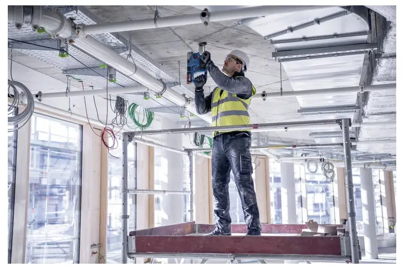 Bosch Professional GBH 18V-22 SDS-Plus-Акумуляторний ударний дриль 18 В Li-Ion без акумулятора, без зарядного пристрою, вкл. справ