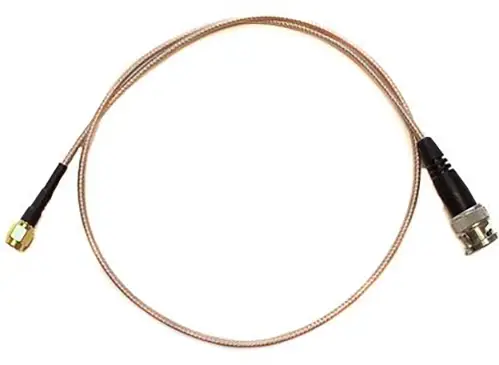 Mueller Electric BU-4150028024 Коаксіальний кабель BNC чоловічий роз'єм SMA чоловічий роз'єм 0,6 м 1 шт.