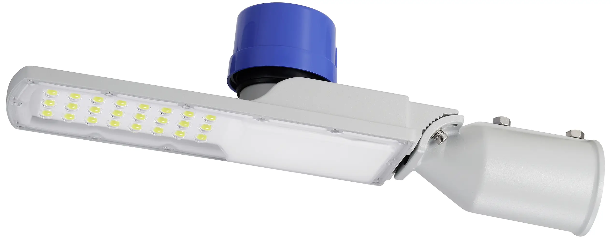 Светодиодный уличный светильник Sygonix SY-5972858 EEK: C (A - G) SMD LED Встроенный светодиод 30 Вт Серый