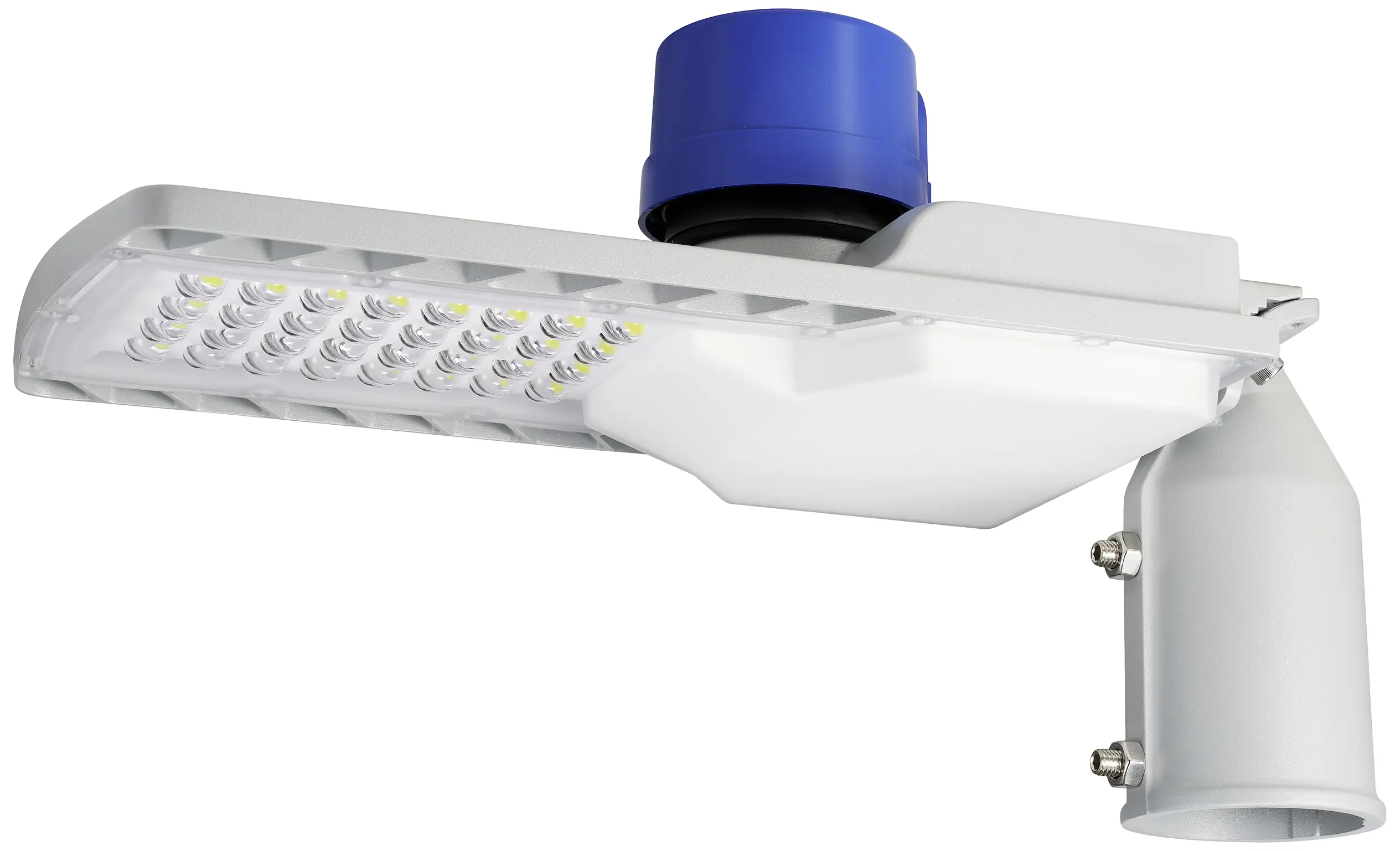 Светодиодный уличный светильник Sygonix SY-5972860 EEK: C (A - G) SMD LED Встроенный светодиод 60 Вт Серый
