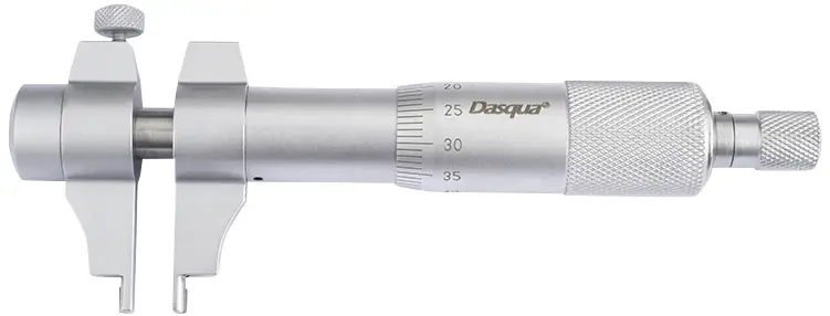 Микрометрический нутромер Dasqua 4911-8105 с контрольной шкалой 5–30 мм. Цена деления: 0,01 мм.