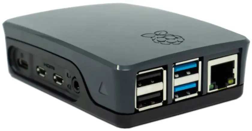 Корпус SBC Raspberry Pi® 909-8138 подходит для: Raspberry Pi® B+, Raspberry Pi® 2 B, Raspberry Pi® 3 B, Raspberry Pi® 3 B+ Black