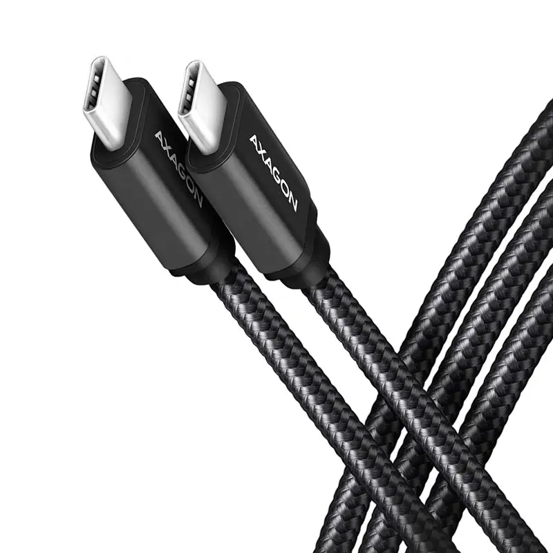 AXAGON BUCM2-CM15AB Зарядный кабель BUCM2-CM15AB, USB-C® USB 2.0, 1,5 м