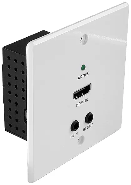 Настенный удлинитель LINDY 70 м Cat.6 HDMI 4K60, ИК и RS-232 HDBaseT EU, передатчик HDMI, ИК (инфракрасный) удлинитель 70 м