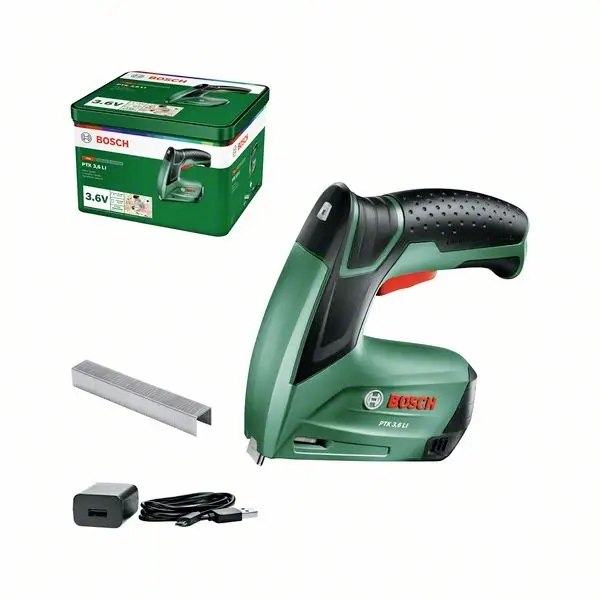 Беспроводной степлер Bosch Home and Garden 0603968200 Длина скоб 4–10 мм