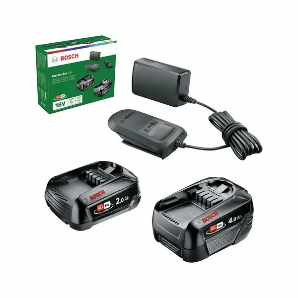 Зарядное устройство и аккумулятор Bosch Home and Garden 1600A027U9 для электроинструментов, 18 В, 4,0 Ач.
