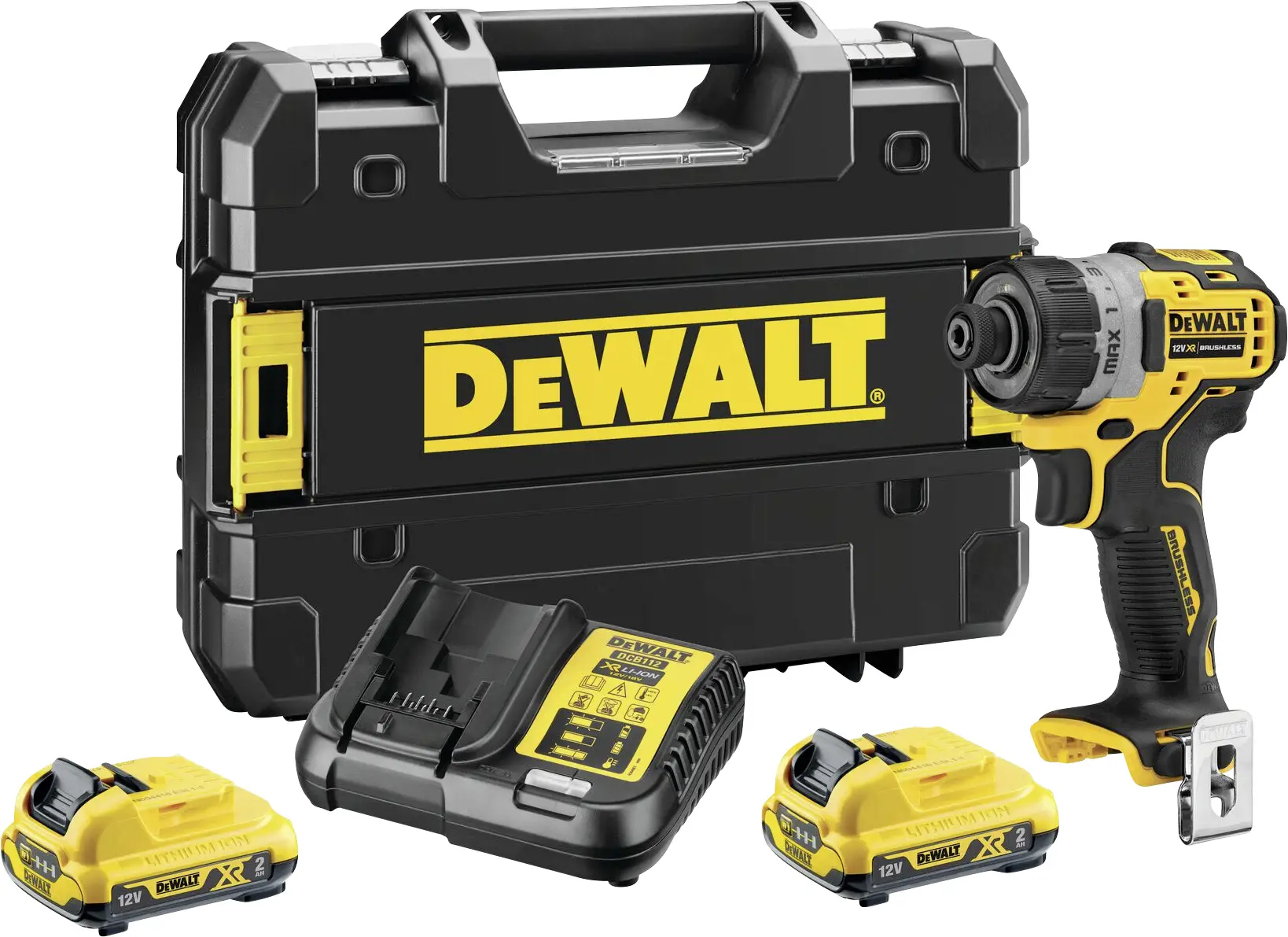 Аккумуляторная шуруповерт DEWALT DCF601D2-QW DCF601D2-QW 2 Ач, бесщеточный