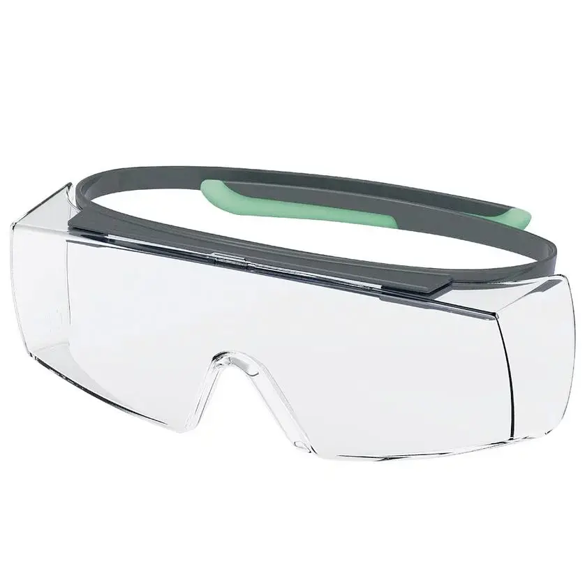 Захисні окуляри uvex super OTG planet 9169295 із захистом від ультрафіолету сірі, зелені EN 166:2001