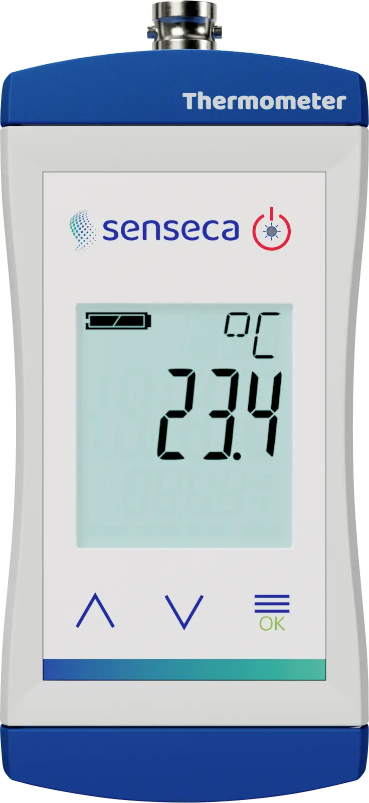 Термометр із сигналізацією типу Pt1000 Senseca ECO 120 486749, -200 - +450 °C