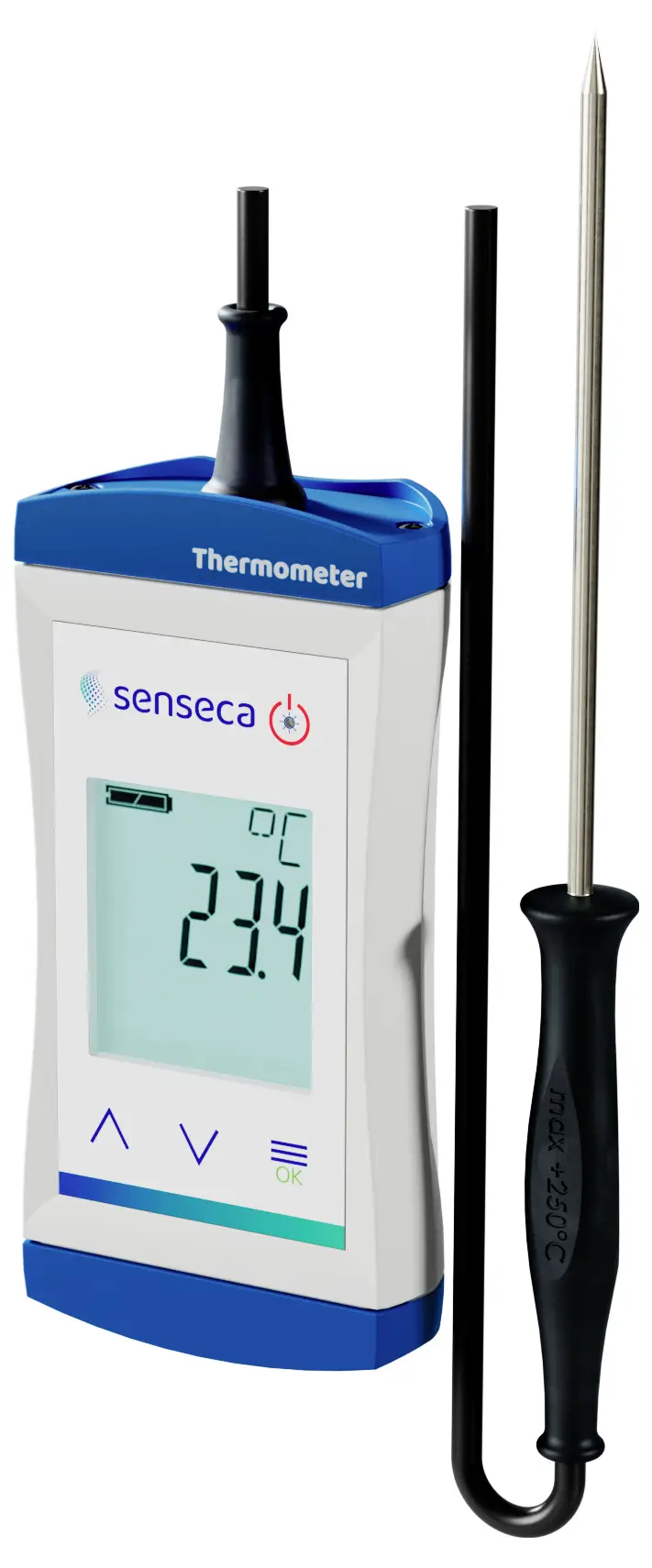 Термометр із сигналізацією типу Pt1000 Senseca ECO 121-I3 486751, -70 - +250 °C