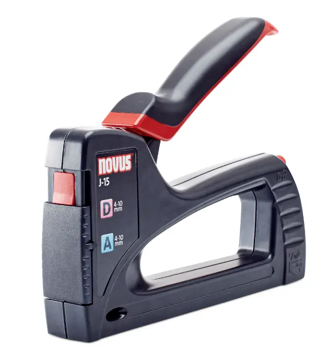 Ручной степлер Novus Tools 030-0473. Типы скоб: Type 53, Type 37, Type 53F, Type 11. Длина скоб: 4–10 мм.