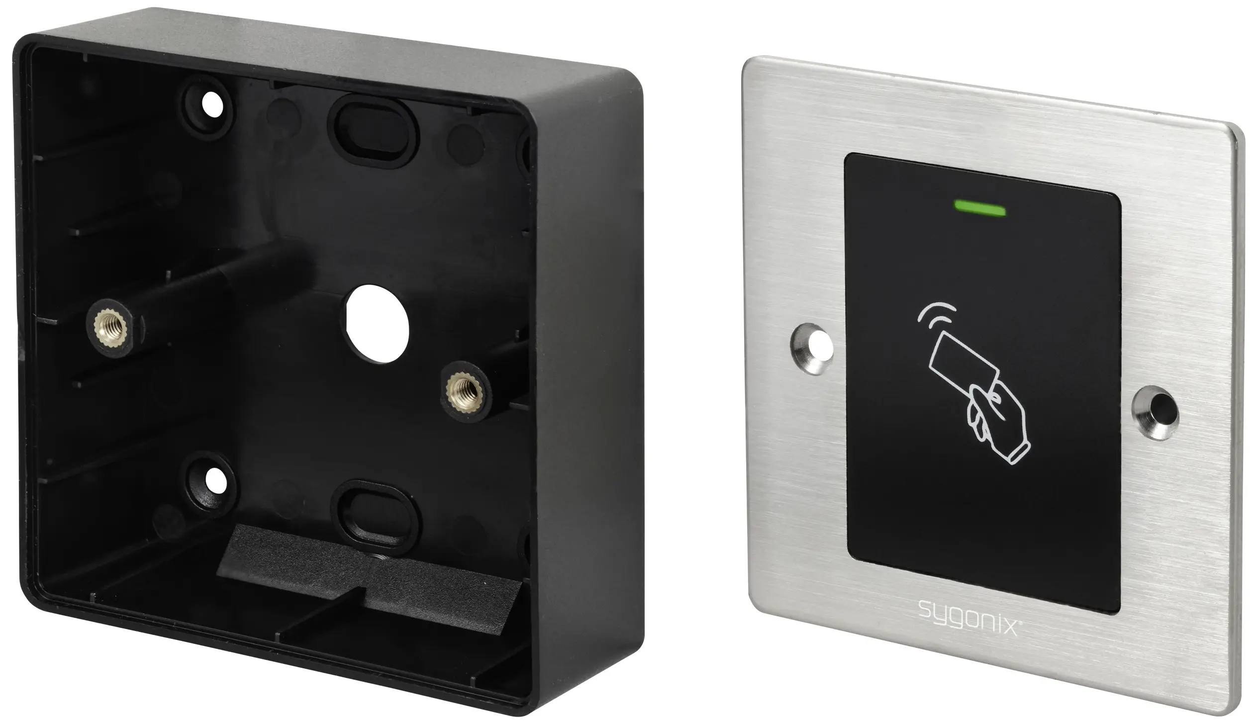Клавиатура с RFID-меткой Sygonix SY-6097864 для скрытого монтажа 12 В/DC, 18 В/DC IP66