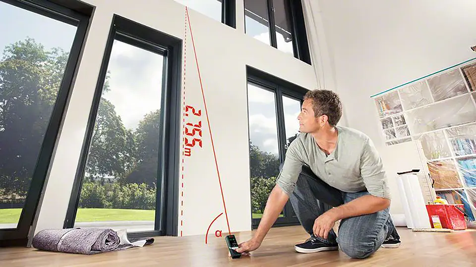 Bosch Home and Garden AdvancedDistance 50C Лазерный дальномер с Bluetooth и сенсорным экраном 50 м