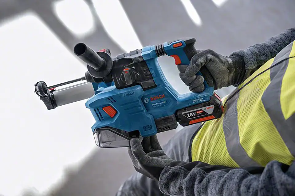 Bosch Professional GBH 18V-22 SDS-Plus-Акумуляторна перфораторна дриль 18 В без акумулятора, без зарядного пристрою, вкл. справа