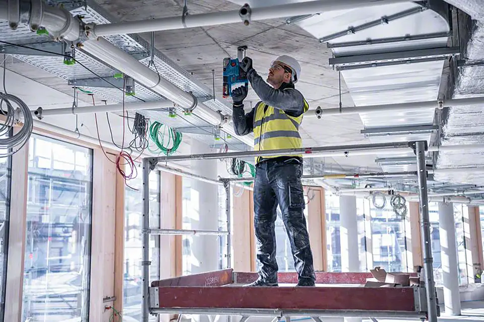 Bosch Professional GBH 18V-22 SDS-Plus-Аккумуляторная ударная дрель 18 В без аккумулятора, без зарядного устройства, вкл. случай