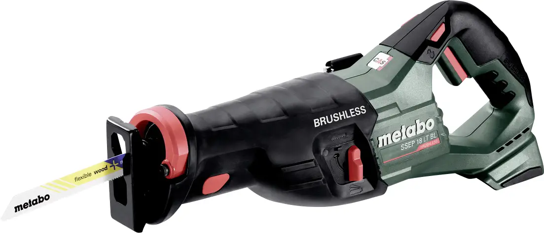Аккумуляторная сабельная пила Metabo SSEP 18 LT BL 601617840 (без зарядного устройства, без аккумулятора, в комплекте с кейсом), 1