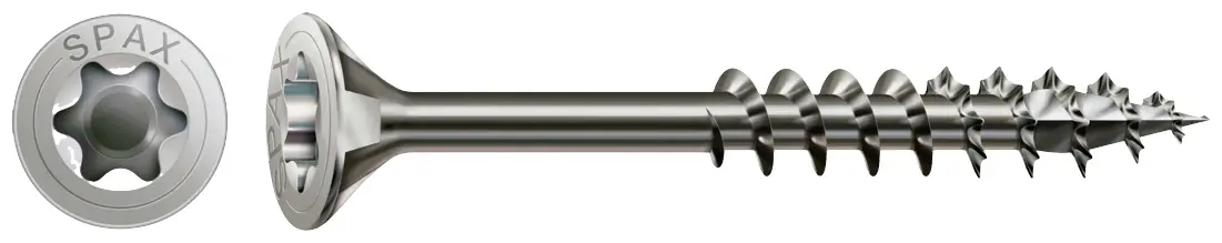 SPAX 0197000601203 R 88091 Senkkopf T-STAR TG Винт по дереву с потайной головкой 6 мм 120 мм T-STAR plus нержавеющая сталь A2 100