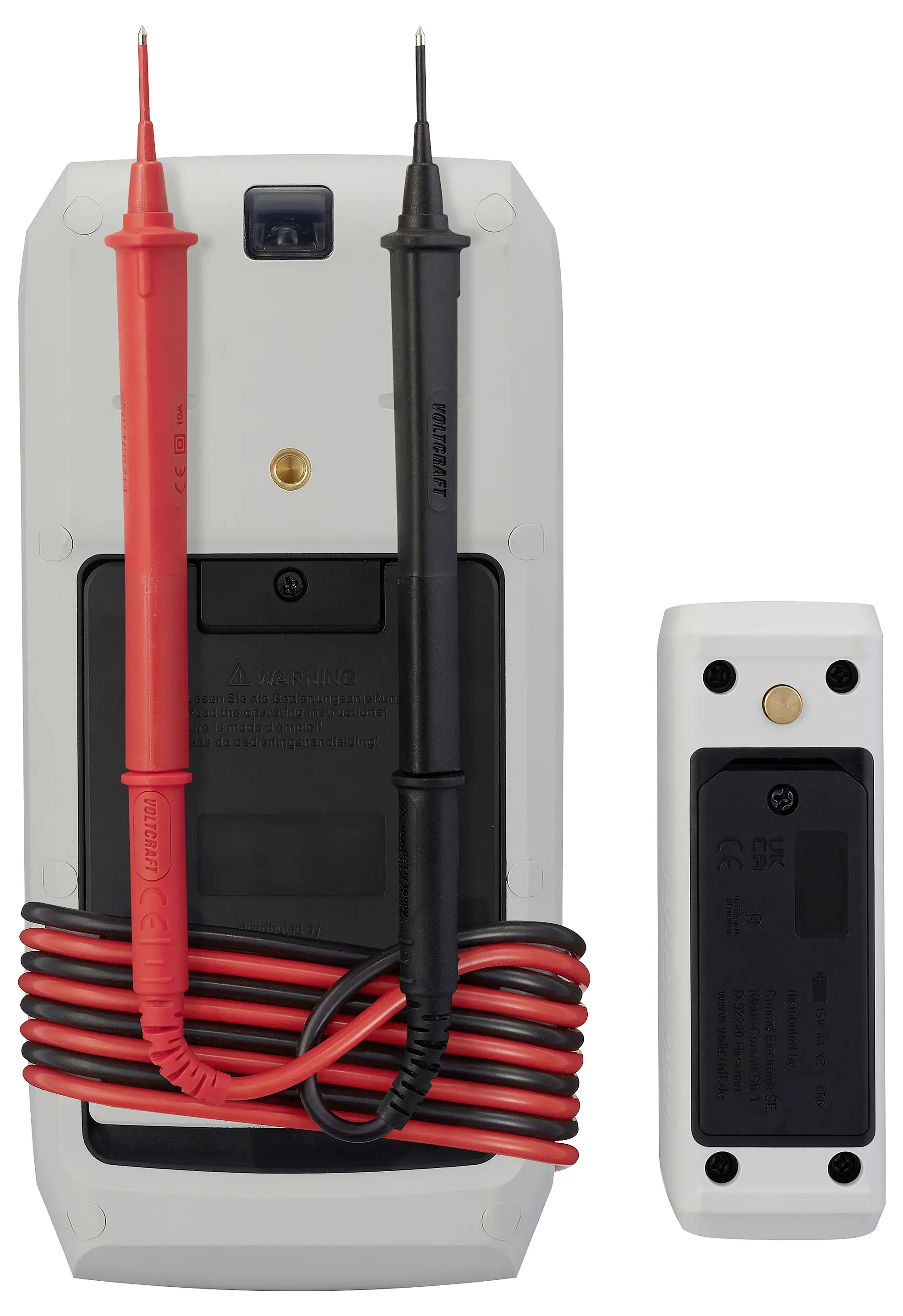 Цифровий мультиметр VOLTCRAFT VC925 PV для фотоелектричних установок IP65 CAT III 1500 В, CAT IV 1000 В Відображаються числа: 2000