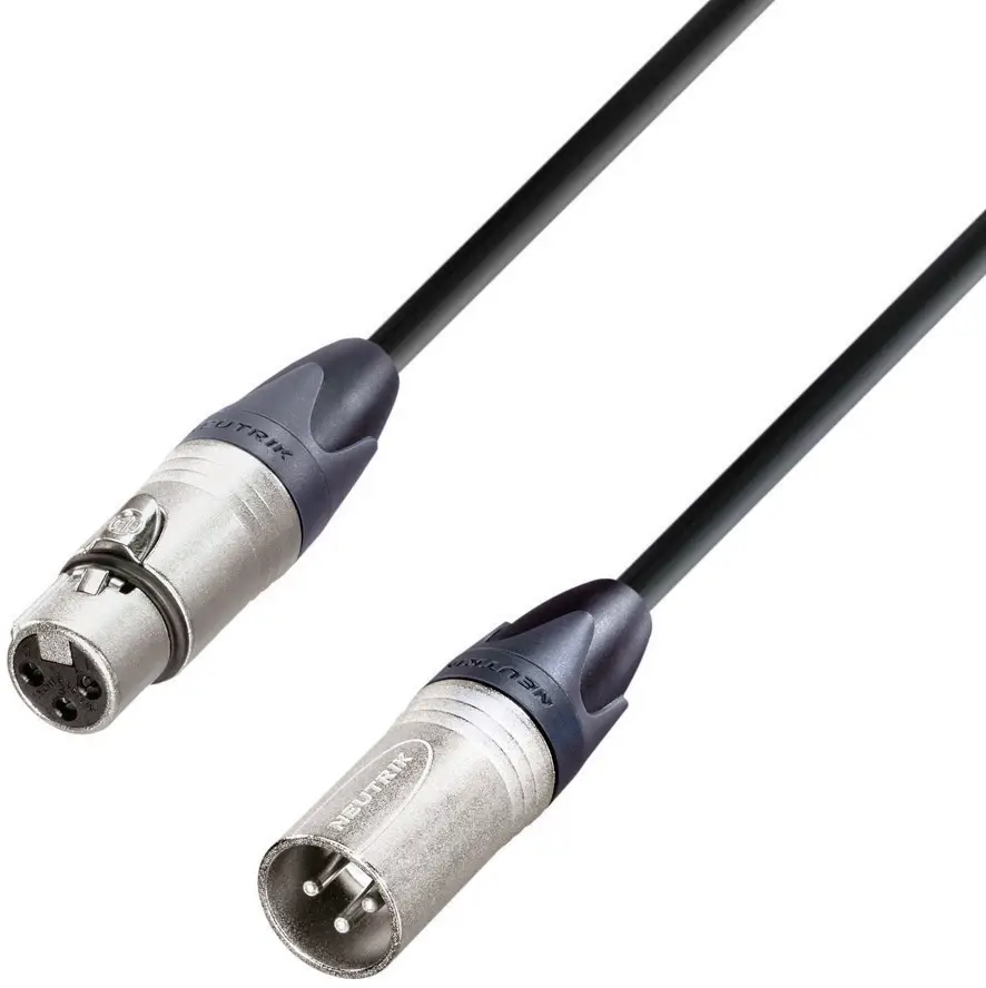 XLR-кабель AH Cables KM3FMBLK, 3,00 м, 1 шт.