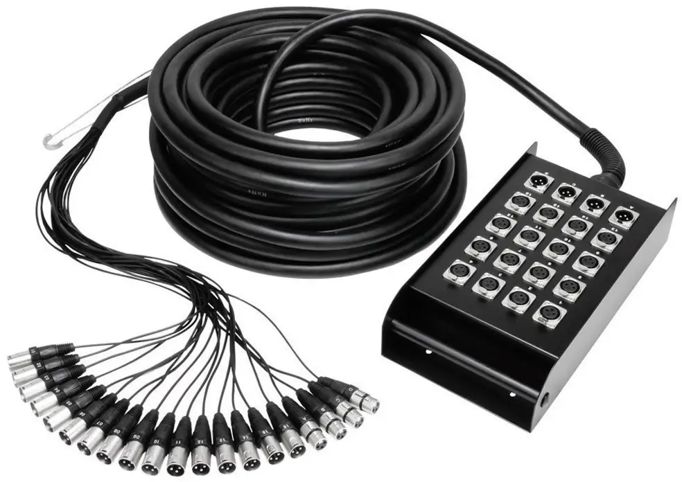 Многожильный кабель AH Cables K20C15, 15 м. Количество входов: 16. Количество выходов: 4.