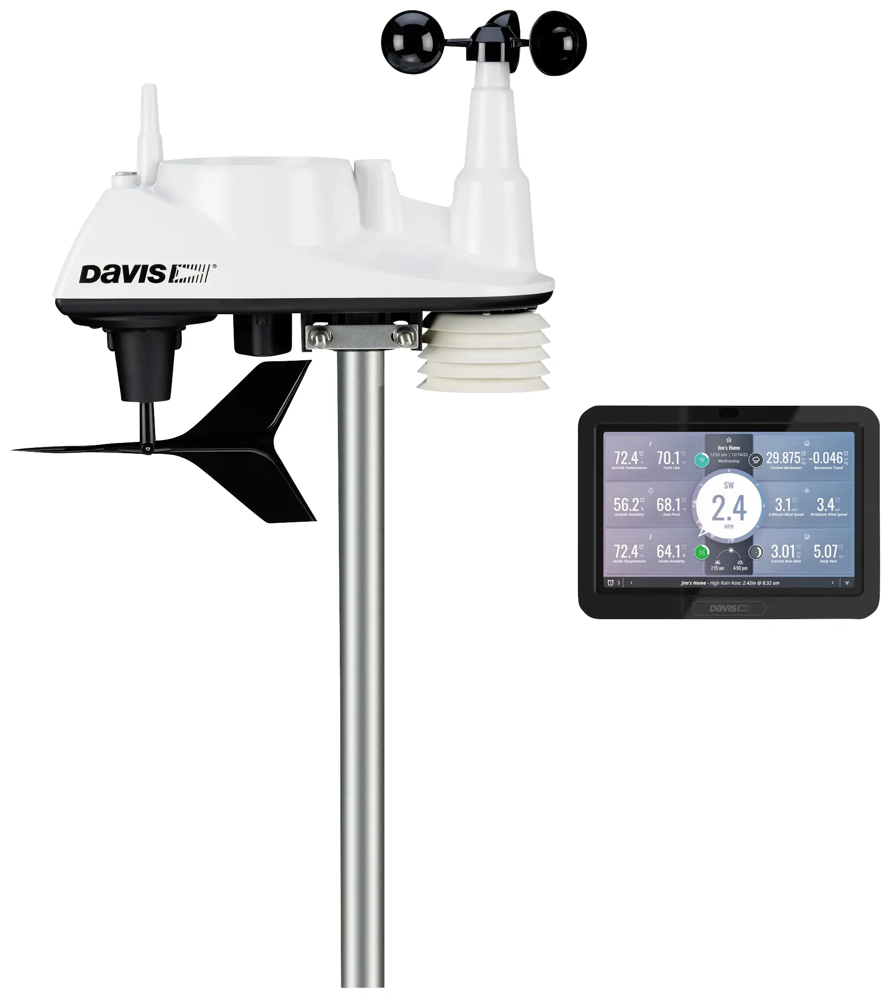 Бездротова метеостанція Davis Instruments VANTAGE VUE з консоллю - EU 6242EU